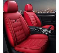 DZSJFGAIS Waterproof Seat Covers 1set 5 Seat Car Covers For Jeep For Cherokee For Compass For Renegade For Grand Wk For Wrangler For Sahara For Patriot Tj For Commander(Red 5 seat,Standard)