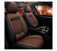 DZSJFGAIS Waterproof Seat Covers For Skoda For Octavia 2 A7 A5 A3 Flax Car Seat Covers For Fabia For Superb 3 For Rapid For Yeti For Super Auto Cover Cars(Coffee,Standard)