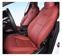 DZSJFGAIS Waterproof Seat Covers For Tesla For Model 3 Y 2018 2019 2020 2021 2022 Customization Service Interior Auto Full Set Car Seat Covers(Red,Y)
