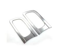 DZSJHGFDD Decoration Interior Car 4 Pieces/Set Automobile Door Inner Handle Decorative Frame for Koleos for Samsung QM6 2016-2023(Sliver)