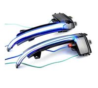 DZSJHGFDD Dynamic Turn Signal For A4 A5 S5 B8.5 RS5 RS4 Dynamic Scroll LED Turn Signal Light Sequential Rearview Mirror Indicator Blinker Signal Turn Signal(Blue Yellow)