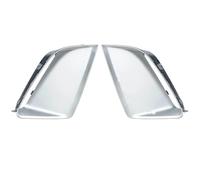 DZSJHGFDD Front Fog Light Lamp For RS6 2011-2018 Front Bumper Fog Light Lamp Trim Cover Strip Molding Decorative Lid Silver Fog Lights(B one pair)