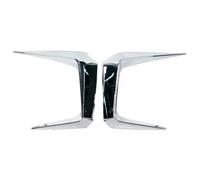 DZSJHGFDD Front Fog Light Lamp For Toyota For RAV4 2020 2021 Car Front Foglight Eyebrow Eyelids Cover Trim Fog Light Lamp Protector Styling Chrome Fog Lights(One pair chrome)