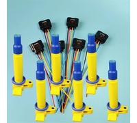 DZSJHGFDD Ignition Coil Pack Ignition Coil Plug For Lexus For IS200 For IS250 For IS300 2.0 3.0 SC430 4.3L 5.7L 3UZFE 1GFE 2UZFE Connector Ignition Coils Pack(6 coil 6 connector)