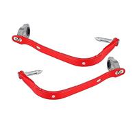 DZSJHGFDD Motorcycle Handguards 2X 22MM 28MM Handlebar Dirt Bike Hand Guard Aluminium Pit Dirt Bike Motorcycle Hand Protector For Motocross Handguard Moto Hand Guards(Red)