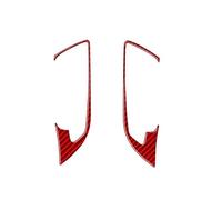 DZSJUNCHENSM Car Center Console Trim For BMW Z4 E89 2009-2016 Carbon Fiber Door Handle Panel Decoration Frame Interior Accessories Car Interior Decorations(Red)