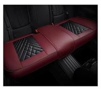 DZSJUNCHENSM Car Seat Cover Universal Style Pu Leather Car Seat Cover Cushion For Mercedes C-Class W202 W203 W204 W205 A205 C205 S204 S205 Seat Protector(Red Black,Rear)