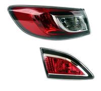 DZSJUNCHENSM Car Tail Lights For Mazda 3 BL Sedan 2009 2010 2011 2012 2013 Left/Right Side Tail Lamp Rear Tail Light Brake Lamp With(Left-2PC)