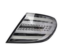 DZSJUNCHENSM LED Trailer Lights Black Tail Light LED For Mercedes For Benz W204 C180 C200 2007-2011 2012 2013 2014 Tail Lamp Stop Brake Lights Turn Rear Tail Light Assembly(Gray-right)