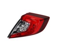 DZSJUNCHENSM LED Trailer Lights Car Taillight Left Right Rear Tail Light Turn Signal Fog Lamp 10th For Civic 2016-2019 Lamp Housing Without Bulb Rear Tail Light Assembly(Right)