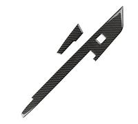DZSLLOOI Car Decoration Interior For Chevy For Camaro 2017-2022 Accessories Interior Real Carbon Fiber Car Center Console Side Decorative Strip Cover Stickers Interior Moulding(Black)