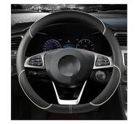 DZSLLOOI Car Steering Wheel Cover O Shape D Shape Car Steering Wheel Cover 38CM For Mercedes For Benz A C CLA E GLA GLC GLE S B CLS Class For AMG Steering Hood(BEIGE D SHAPE)