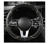 DZSLLOOI Car Steering Wheel Cover O Shape D Shape Car Steering Wheel Cover 38CM For Mercedes For Benz A C CLA E GLA GLC GLE S B CLS Class For AMG Steering Hood(BEIGE O SHAPE)
