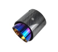 DZSLLOOI Exhaust Tip Exhaust Tip Blue Carbon Fiber Muffler Pipe For Mini For Cooper S R55 R56 R57 S R58 R59 R60 R61 F54 F55 F56 F57 F60 Exhaust tips(Inlet 85mm)