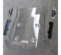 DZSLLOOI Wind Screen For BMW For F750GS 2018-2023 Motorcycle Windscreen Increased 4MM Windshield Fixing Bracket Windshield (Color : Transparent)