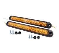 DZSMACHENGSM Brake Light 15 LED Trailer Brake Tail Light LED Strip Stop Turn Tail Light Waterproof Assembly Brake For Marine For Golf Cart Off-Road Truck RV High Level Brake Light(Yellow)