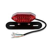 DZSMACHENGSM Brake Light LED Tail Turn Signal Light Multifunction Integrated Brake Stop Running Warning Indicator License Plate Lamp 12V Bulb High Level Brake Light(Red)
