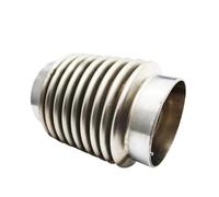 DZSNBMSHD Car Exhaust Tail Pipe 1PCS Car Exhaust Flexible Pipe Exhaust Flex Connector Pipe Bellows Universal Durable Stainless Steel Inlet 51mm 63mm 76mm Exhaust Muffler(Inlet 76mm)