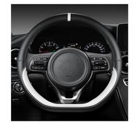 DZSNBMSHD Steering Wheel Cover D Shape Car Steering Wheel Cover For Kia K5 For Ceed GT For Stonic For Proceed For Sportage 2017 2018 2019 2020 2021 Steering Protector(WHITE)