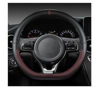 DZSNBMSHD Steering Wheel Cover D Shape Car Steering Wheel Cover For Kia K5 For Ceed GT For Stonic For Proceed For Sportage 2017 2018 2019 2020 2021 Steering Protector(WINE RED)