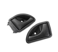 DZSQEGBX Car Handle Cover Black Grey Left Right Side Car Interior Door Handle Knob Hand Handles for Kangoo for Twingo 1997-2001 2002 2003 1 Pair Door Handle Outer Cover(Black)