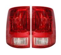 DZSQEGBX Car Tail lights 2pc Led Tail Lights Assembly For Dodge For Ram 1500 2500 3500 2009-2018 Rear Brake Reverse Light(Red)