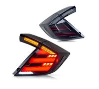 DZSQEGBX Car Tail lights Car Tail Light Assembly For Civic Hatchback 2016-2020 Led Brake Flowing Water Flicker Lamps Taillights
