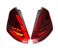 DZSQEGBX Car Tail lights For Fiesta Mk7 .5 Vi Hatchback 2008-2020 Led Red Tail Lights Sequential Blinker Pair Rear Lamps Assembly