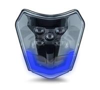 DZSQEGBX Projector Lights For EXC XC For SX MX 125 250 300 450 Motorcycle LED Headlight Head Light DRL Headlamp Motorcycle Accessories(Blue DRL)