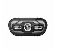 DZSQEGBX Projector Lights For Fat Bob 2008-2019 Motorcycle 9.8" LED Headlight Hi Low Beam DRL Front Headlamp Daytime Running Light