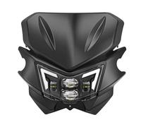 DZSQEGBX Projector Lights For Kawasaki KLX 125 2010-2017 For KLX 450R 2008-2023 LED Headlight DRL Dirt Bike Projector Headlamp Motorcycle Parts(With Black Mask)