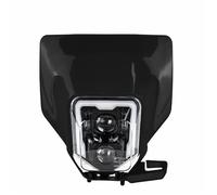 DZSQEGBX Projector Lights For TE150 TE150i TE250 TE300 TE300I Motorcycle Headlight LED Headlight W/High Low Beam DRL Head Lamp Side Mount(Black)