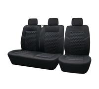 DZSQEGBX Rear Seat Protector 2+1 Van Truck Seat Covers Universal Transporter/Van Interior Accessories For Citroen For Jumpy(Black)
