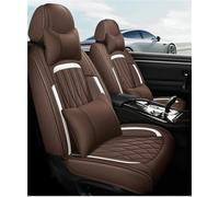 DZSQEGBX Rear Seat Protector For Dacia For Duster 2024 Flax Breathable Universal Car Seat Covers Interior Decoration Protector Accessories(Brown,Luxury)