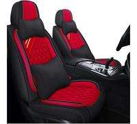 DZSQEGBX Rear Seat Protector For Seat For Tarraco Breathable Universal Flax Car Seat Covers Interior Protector Accessories(Red,Luxury)