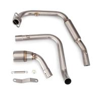 DZSQIDNGH Exhaust Middle Pipe For Benelli TNT125 TNT135 For TNT 125 135 2017-2021 2022 Motorcycle Exhaust Muffler Front Link Pipe Slip On Exhaust Link Pipe