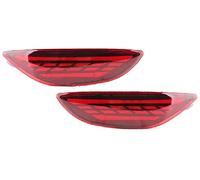 DZSQOMHGD Car Rear Light Assemblies LED Rear Bumper Light For Hyundai For Accent For Verna For Brio For Solaris 2008-2015 Driving Brake Signal Reflector Fog Lamp Rear Tail Light Lamp Lens