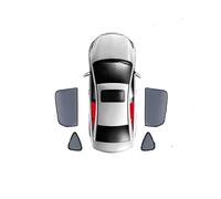 DZSQOMHGD Car Sun Shades Magnetic Car Sunshade Visor Curtain Side Sun Shade Shield For VW For Tiguan For Allspace 7seats 2018-2024 Car Visor Sunshade(Rear Triangular)