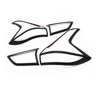 DZSQOMHGD Tail Light Guard ABS Rear Bumper Tail Light Cover Trim Car Exterior Warming Brake Lamp Hood For Mitsubishi For Xpander 2017 2018 2019 2020 2021 Rear Tail Light Cover Protector(Black)