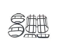 DZSQOMHGD Tail Light Guard Car Tail Light Decoration Front Headlight Wheel Eyebrow Lamp LED Protector Guard Cover For For Bronco 2021-2024 Accessories Rear Tail Light Cover Protector