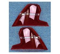 DZSQOMHGD Tail Light Guard For Volvo For S60 2020-2024 Rear Outer Taillight Shell Tail Lamp Cover Brake Lights Mask Replace The Lampshade Rear Tail Light Cover Protector(Left+right)