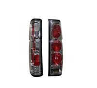 DZSQTGJKIO 2PCS Red/Crystal Car Taillight Brake Light For Nissan For Pickup D21 A Pair 1995 To 1997 Taillamp Warning(2PCS Crystal)
