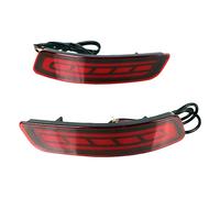 DZSQTGJKIO Car Rear Bumper Tail Lights For Toyota For Corolla For Altis 2014-2018 Turn Signals Dynamic Multifunction Flowing Flashing Brake Lamp Taillamp Warning(2 Kinds Function)