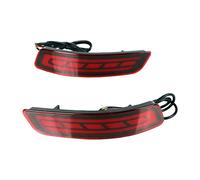 DZSQTGJKIO Car Rear Bumper Taillights Dynamic Multifunction Flowing Flashing Brake Lamp For Toyota For Corolla For Altis 2014 2015 2016 2017 2018 Turn Signal Taillamp Warning(3 Function)