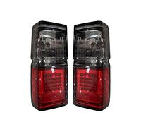 DZSQTGJKIO Car Taillight Brake Light For Jeep For Terrano D21 1987 To 1995 A Pair Of Crystal White And Smoked Color Taillamp Warning(Black Red 4pcs)