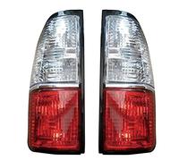 DZSQTGJKIO For Toyota For Prado FJ90 LC90 3400/2700 1998 1999 2000 2001 2002 Tail Light Lampshade/White-red Lampshade (without Bulbs) Taillamp Warning(1pair)