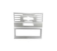 DZSQTGJKIO Interior Trim Accessory For Mercedes For Benz E Class Coupe W207 C207 2009-2013 Console CD Panel Frame Carbon Pattern Decoration Trim Interior(Silver)