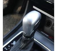 DZSQTGJKIO Interior Trim Accessory for MG ZS 2017 2018 2019 2020 EV MG6 Carbon Fiber ABS Car Gear Shift Knob Head Cover Trim Car Interior Accessories(Silver)