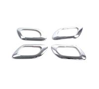 DZSQTGJKIO Interior Trim Accessory for Peugeot 3008 2009-2015 ABS Chorme Car Interior Door Window Handle Frame Cover Trim Sticker Styling Accessories(Silver Plating)