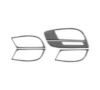 DZSQTGJKIO Interior Trim Accessory for Q7 2007-2015 Auto Door Handle Decorative Sticker Cover Trim Frame Protection Carbon Fiber Interior Car Accessories(OneColor)
